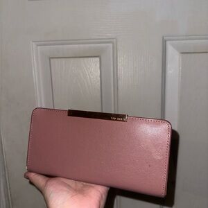 ted baker wallet - rose gold